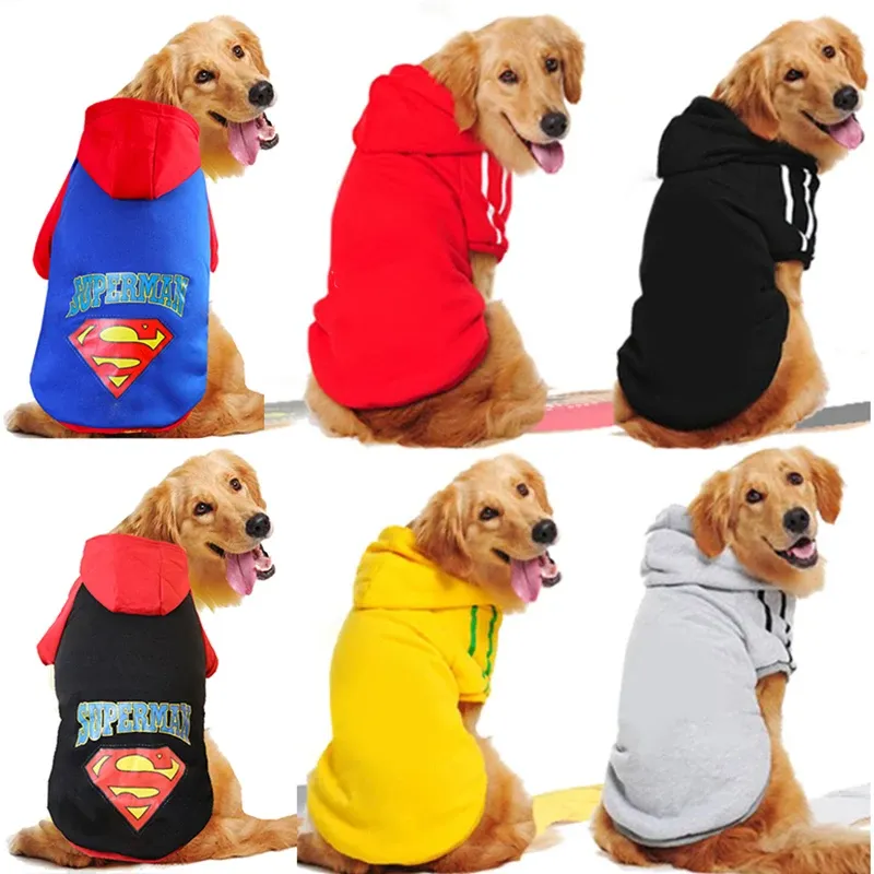 Hoodies roupas para cães grandes bulldog pitbull casaco jaqueta roupas de inverno roupas quentes para cães grandes algodão hoodies roupas para animais de estimação produtos