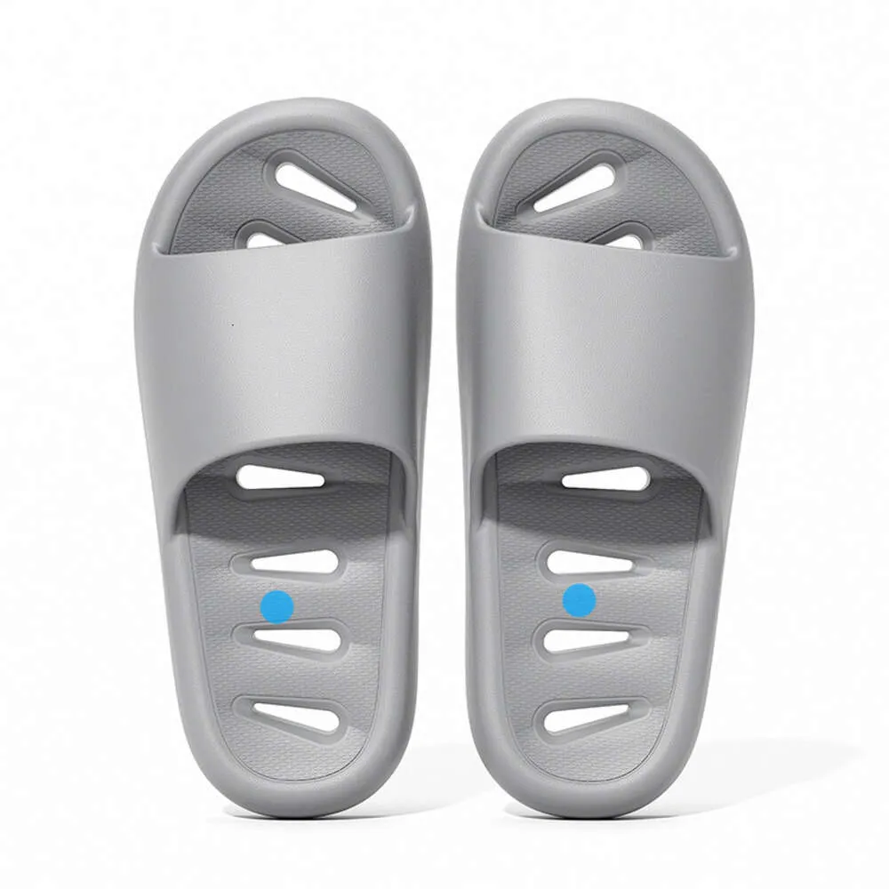 Shower Men and Women Summer Home Indoor Water Leakage Anti Slip Household EVA Bathroom Sandals Grey