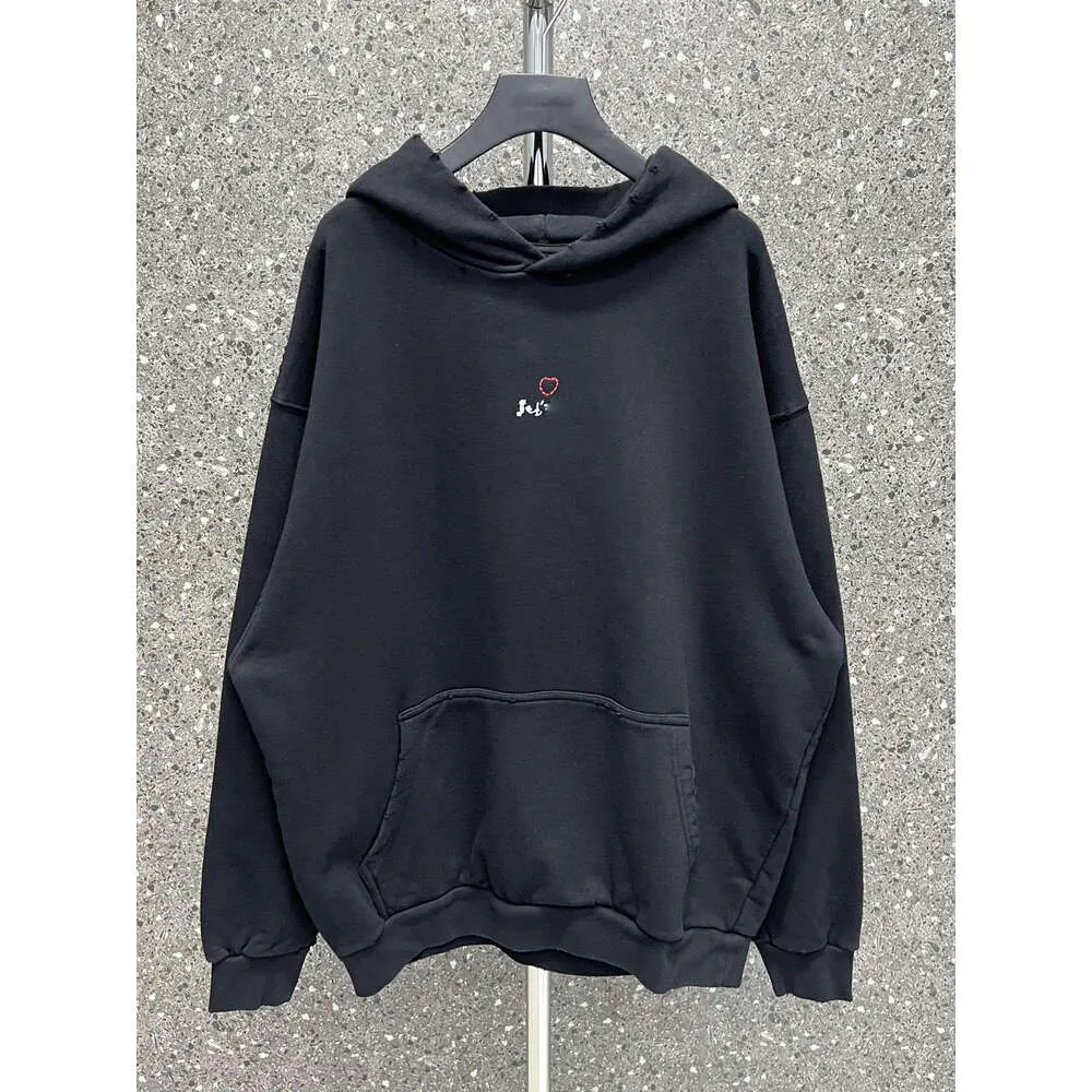 Balenicagas designer hoodie lyx trend designer hoodies män hoody balencigaas mens tröja tröja hem b qixi exklusiv kärlek paris engelska brev hoodi v69i