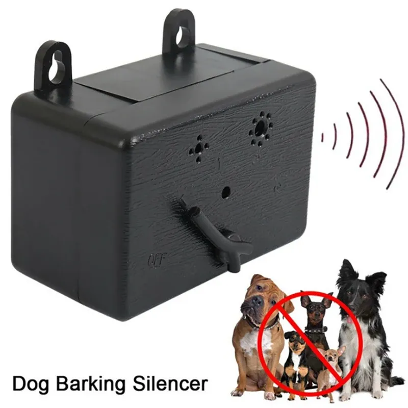 Répulsif ultrasonique pour chien, dispositif Anti-aboiement pour chien voisin, haute puissance, pour l'extérieur, haute puissance, entraînement à l'écorce, boîte répulsif 2023