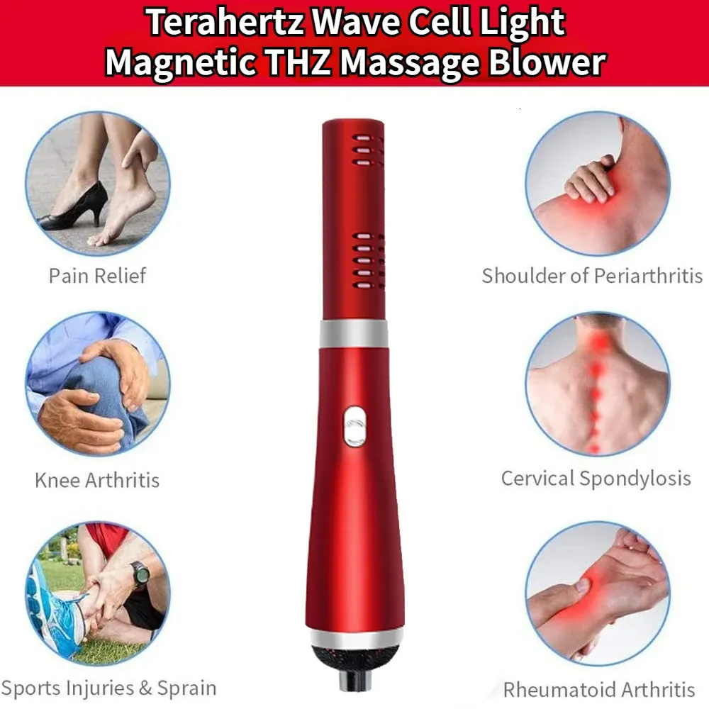 Terahertz Wave Cell Light Magnetic Healthy Device Electric uppvärmningsterapi Massage Blowers Cell Health Thz fysioterapiplattor 240226