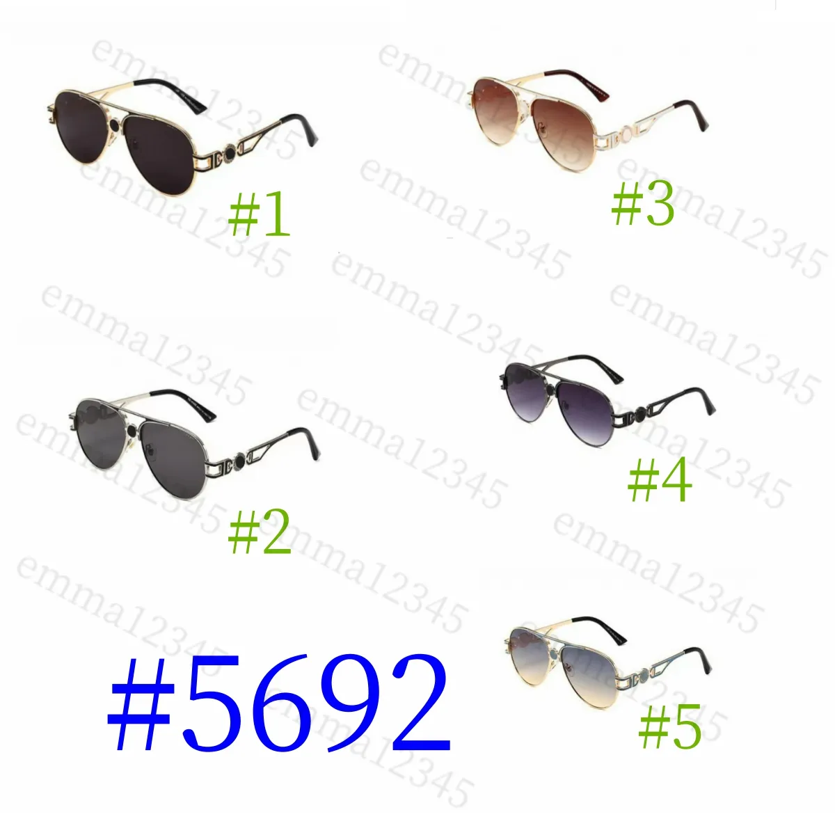 Дизайнерские роскошные модные французские солнцезащитные очки для женщин и мужчин, стильные очки в металлической оправе, очки с козырьком, очки оптом