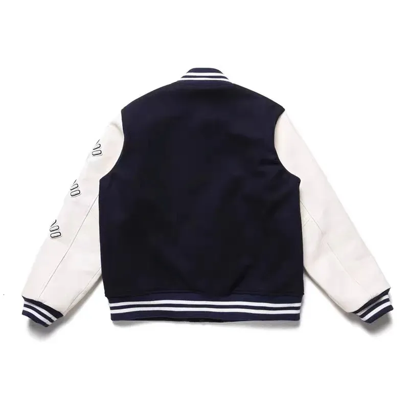 Mens Leather Varsity Jackets Baseball Jacket: From Wai02