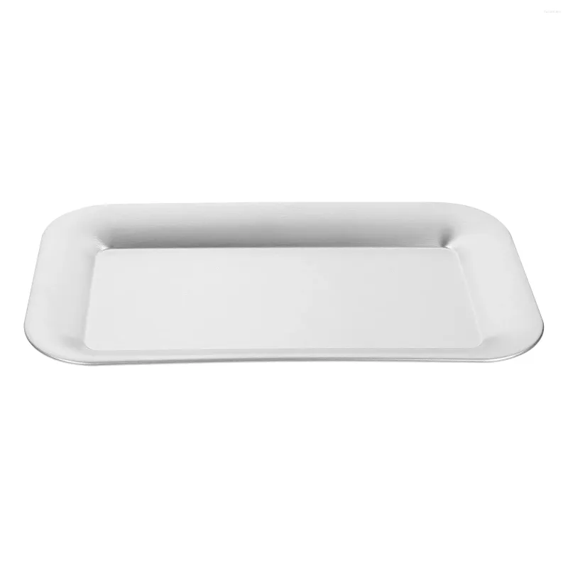 Plates Metal Plate Tray Exquisite Serving Delicate Dessert Stainless Steel Party Fruit