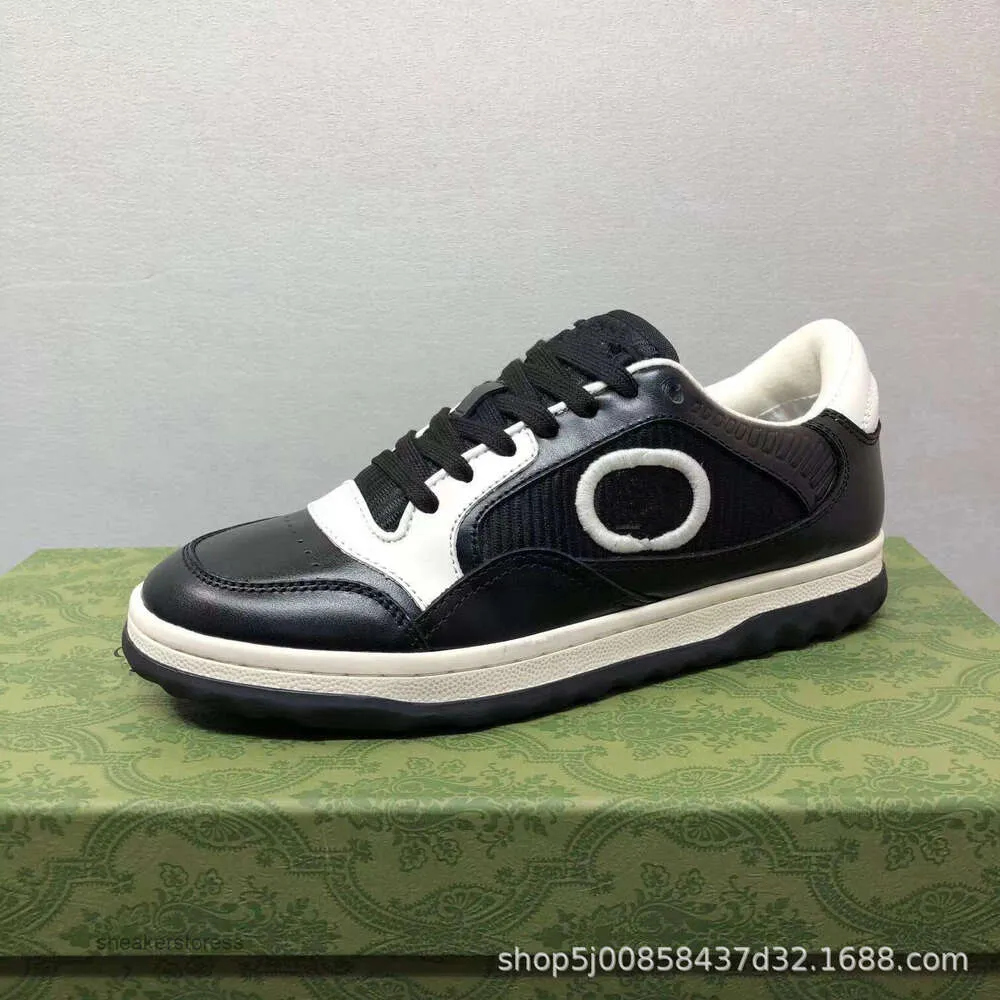 Çiftler Yeni Deri Erkek Mac80 Moda Spor Sneaker High Edition Hakiki Tasarımcı Slip Sole Trainer Style Sports Sıradan Ayakkabı Kadınları Küçük Beyaz Rggy