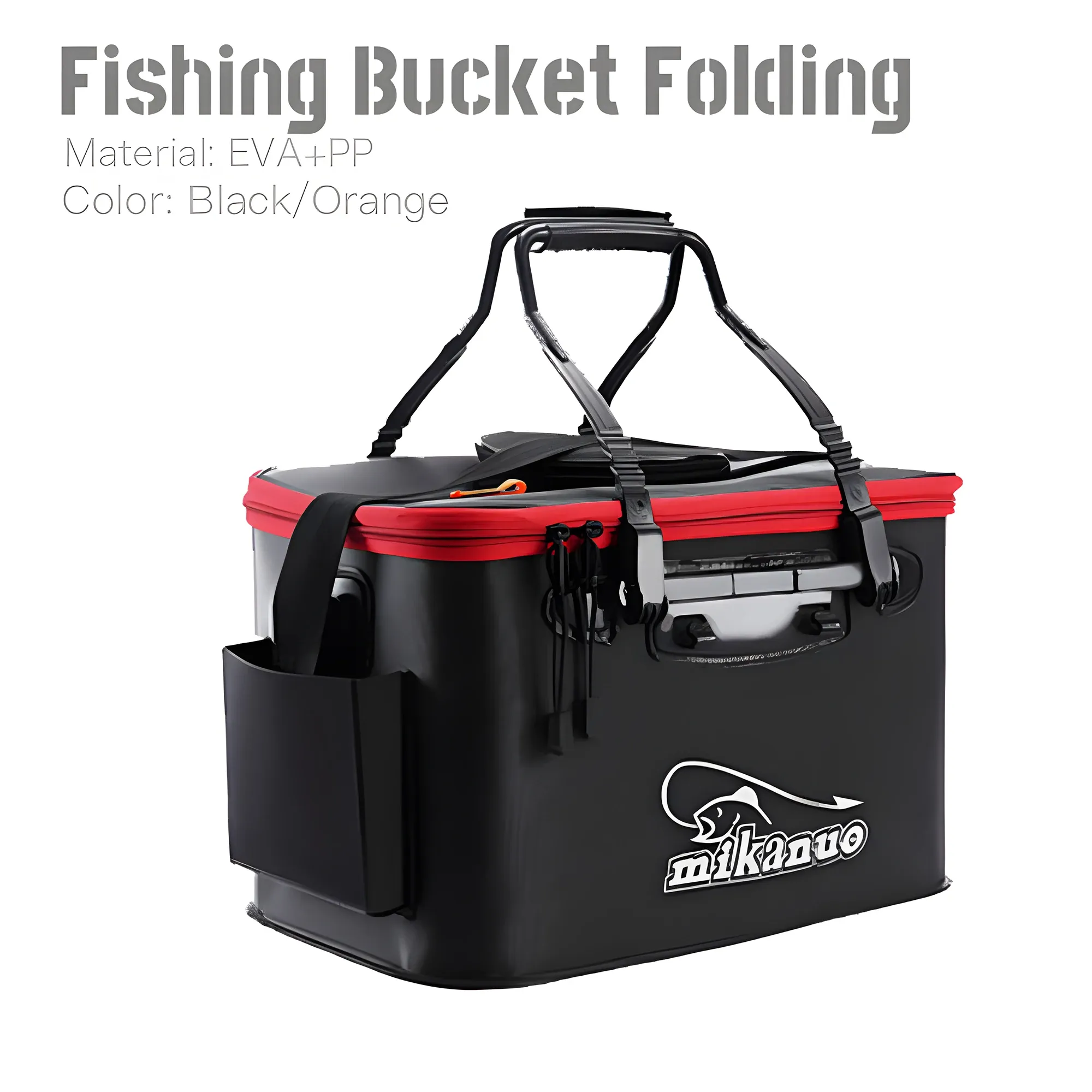 Boxes Fishing Bucket Live Fish Box Folding Thickened Living Fish Bucket Portable Camping Water Tank Tackle Storage Bag Fishing Tools