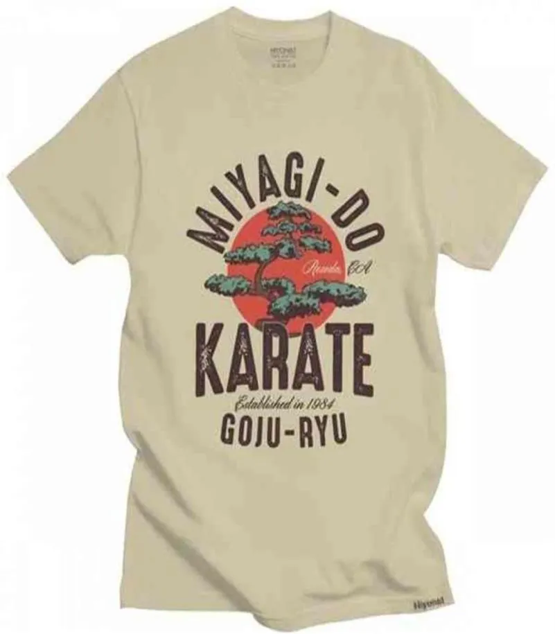 Винтажная детская футболка Miyagi Do в стиле каратэ, мужская хлопковая футболка Cobra Kai, японские футболки кунг-фу, модная футболка с короткими рукавами223771847