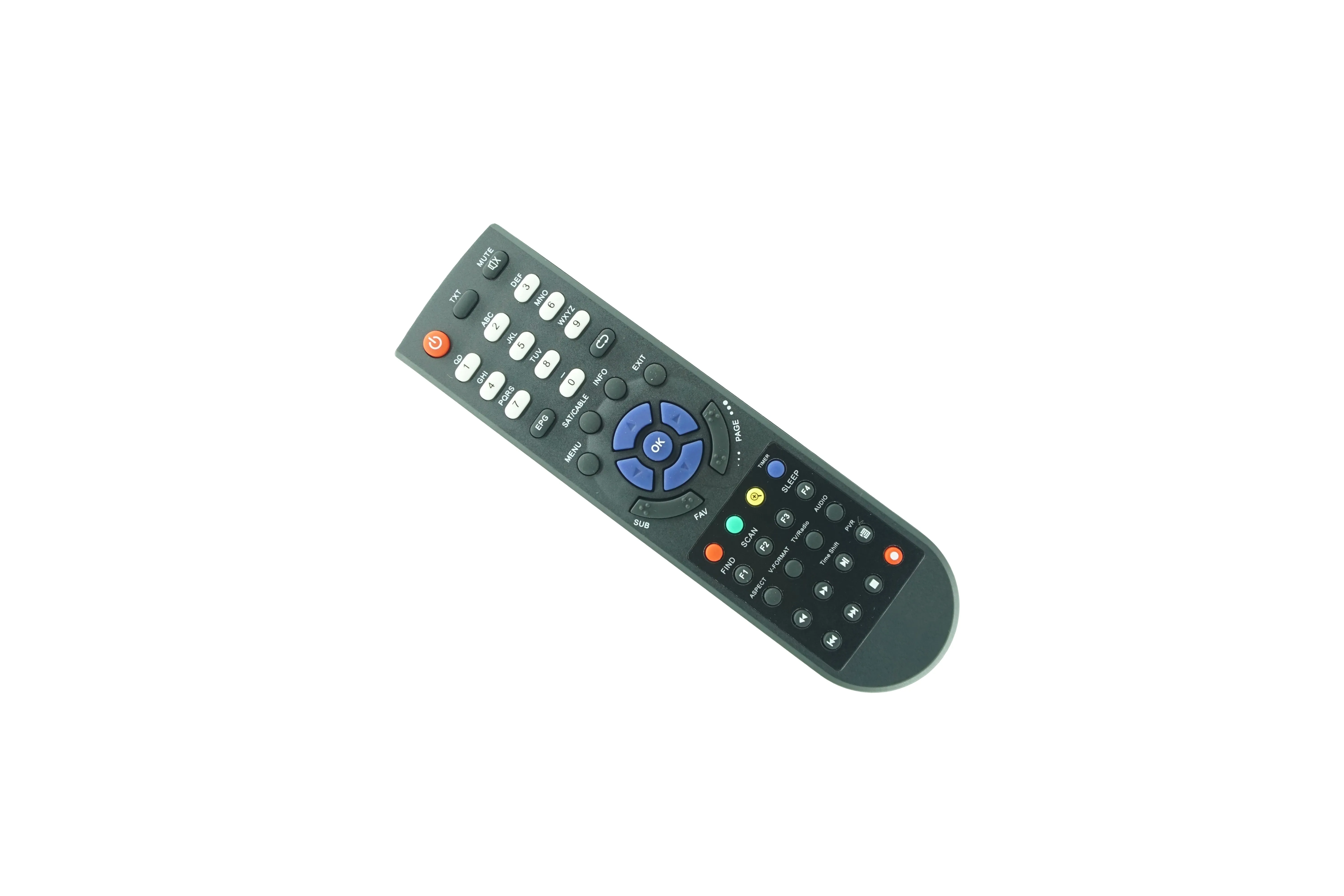 Télécommande de remplacement pour récepteur TV puissant SRT 4915 492 4935 4940 4930 4930L 4922 4922 4910 SRT RCU2 HD DSB-T2, récepteur TV