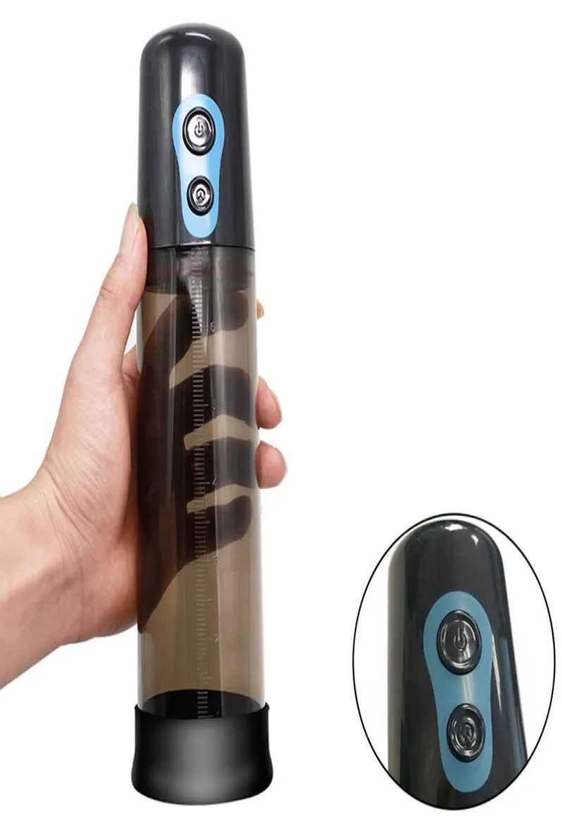 Seksspeeltje Voor Mannen Elektrische Penis Trein Pomp Vibrator Vacuüm Penisvergroters Mouw Vertraging Ejaculatie Mannelijke Sex Gereedschap Masturbator S9198741698