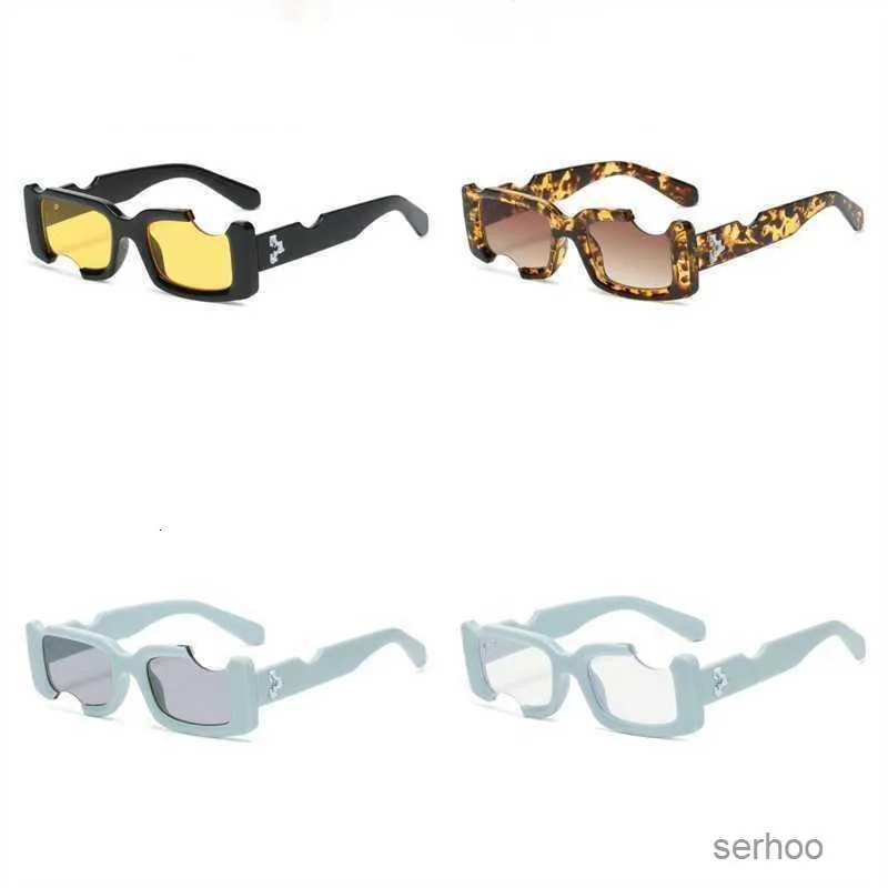 Fashion Off Sunglasses Luxury Offs White Men Designer Classic Black Cutout Frame Glasses Protective Lens Sunglassess Original Box Qllq