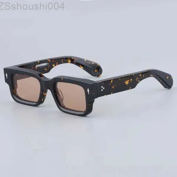 Lunettes de soleil JMM Jacques ASCARII Square Fashion Qualité Fashiom Lunettes Élégant Classique Acétate À La Main Prescription Lunettes 7YBA