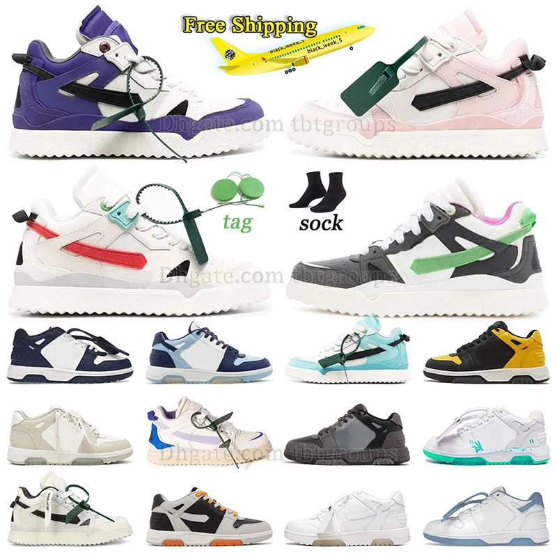 Free Shipping Out Of Office Low Tops Designer Mid Top Casual Shoes Platform Vintage Sneakers Offs Black White Grey Walking Tennis Dhgates Mens Women Loafers Trainers