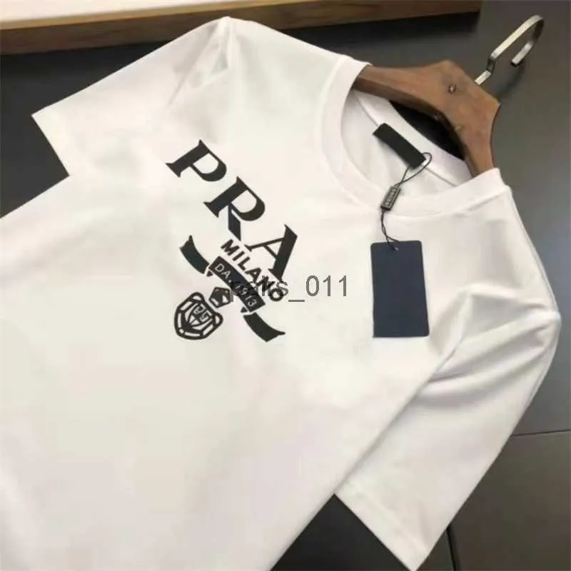 Blusas femininas camisas designer solto com letras mangas curtas para e verão casais camisa plus size S-4XL 240229