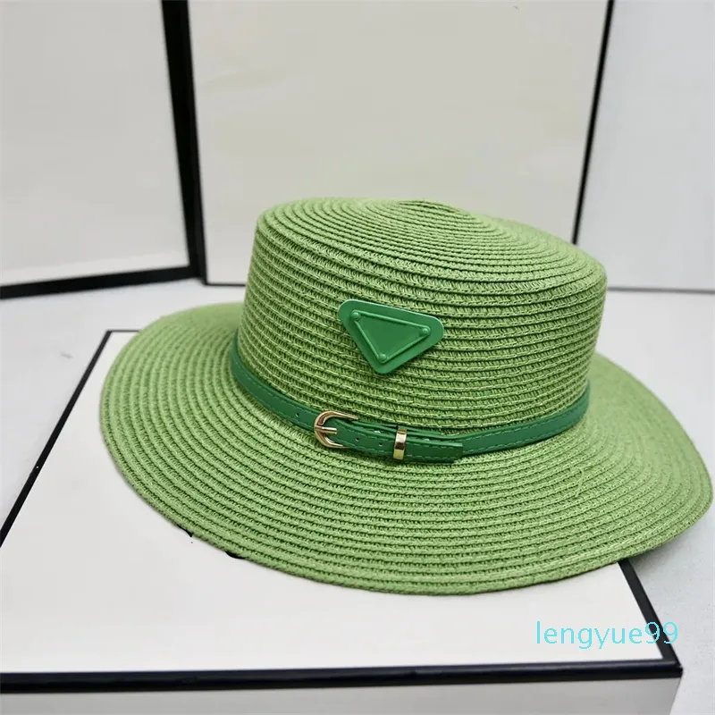 Chapéu de balde de designer moda homens mulheres cabidas chapéus de pescador aba larga palha sol bonés de beisebol