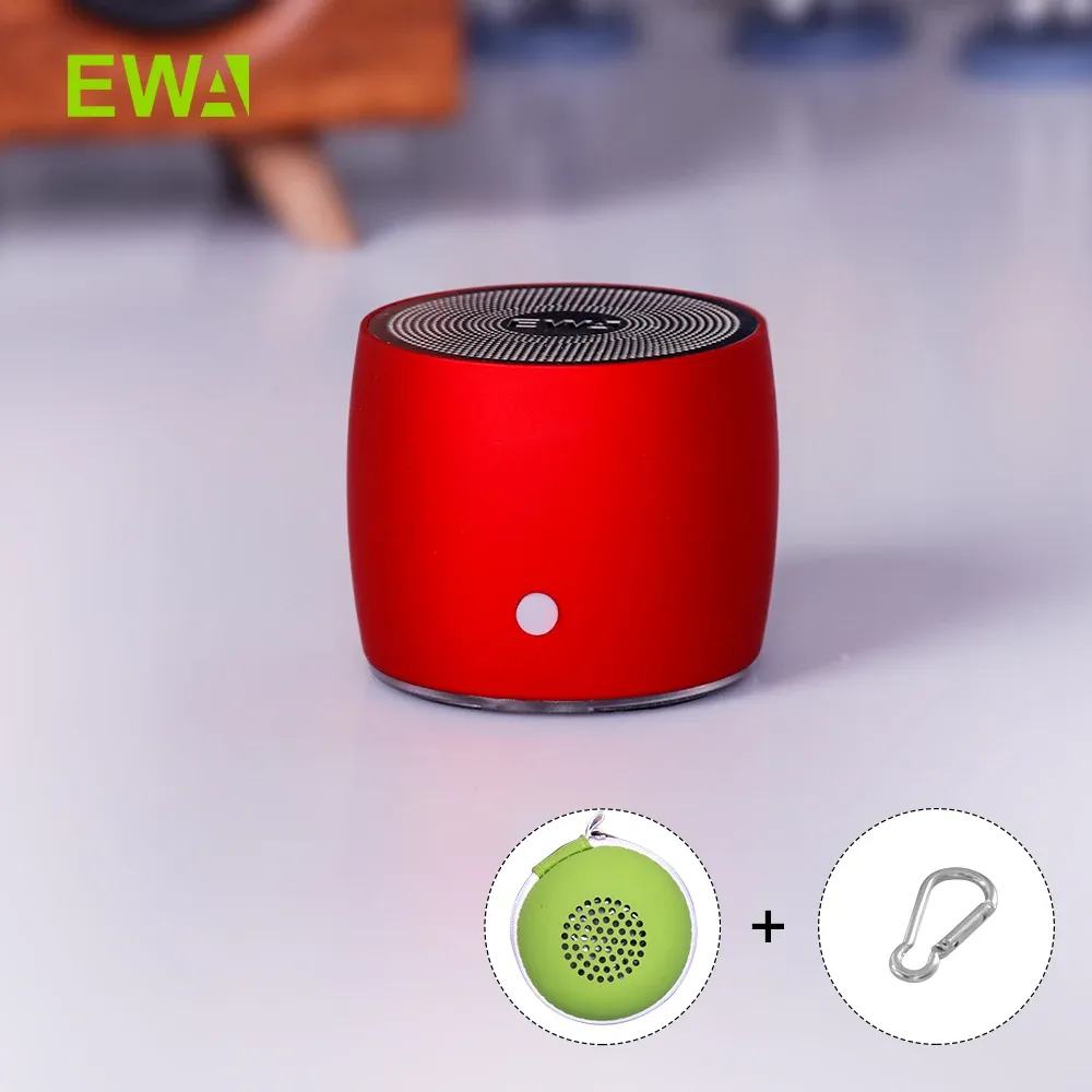 Колонки EWA A103 Мини Bluetooth-колонки Немецкий бас-динамик для наружного/внутреннего лагеря/велосипеда/Ravel Металлическая коробка Громкий звук