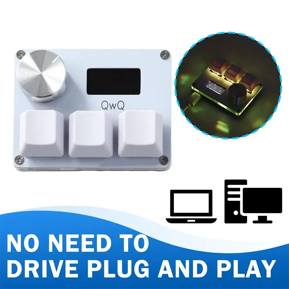 Klavyeler O3C Hızlı Tetik Salonu Anahtarları Wooting Manyetik Kırmızı Anahtarlar Klavye Mini USB Tuş Takımı Mekanik Oyun Klavye Anahtarı