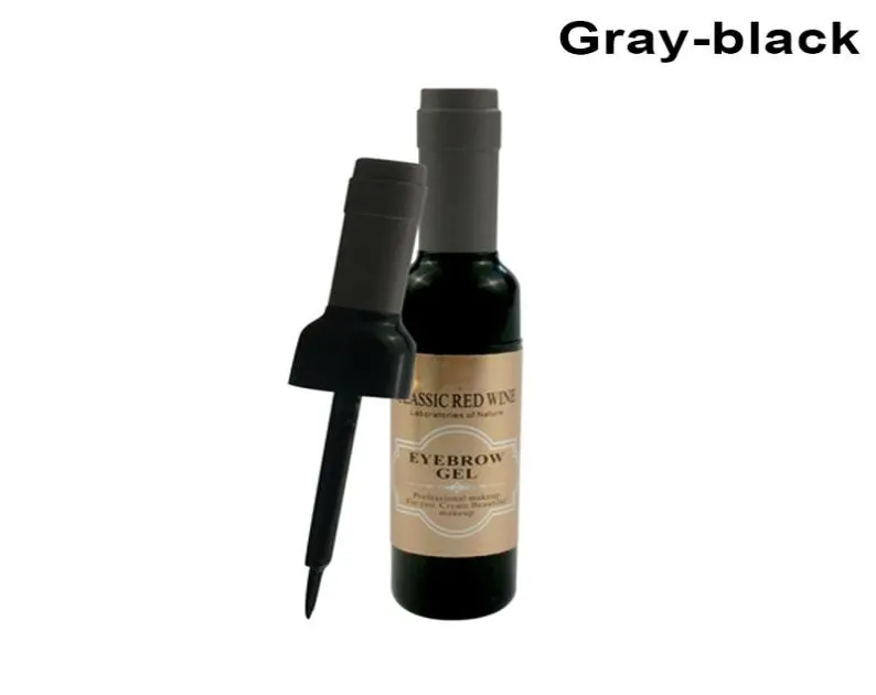 Peel off Eye Brow Tattoo Gel Cute Red Wine Bottle Shape Eyebrow Gel Cosmetics OA669381319