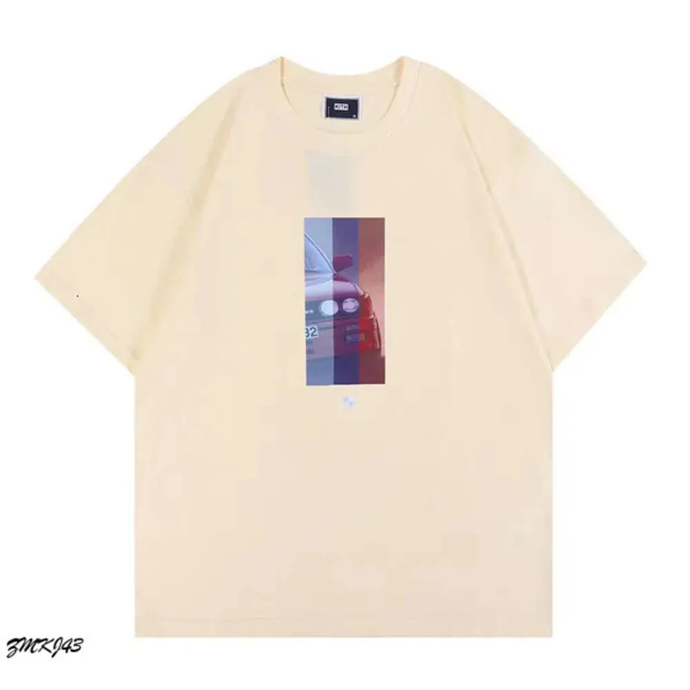 Projektant Kith T Shirt Luksusowa marka z krótkim rękawem Rap Classic Hip Hop Male Singer Wrld Tokyo Shibuya Retro Street Fashion Brand T-Sh 2966