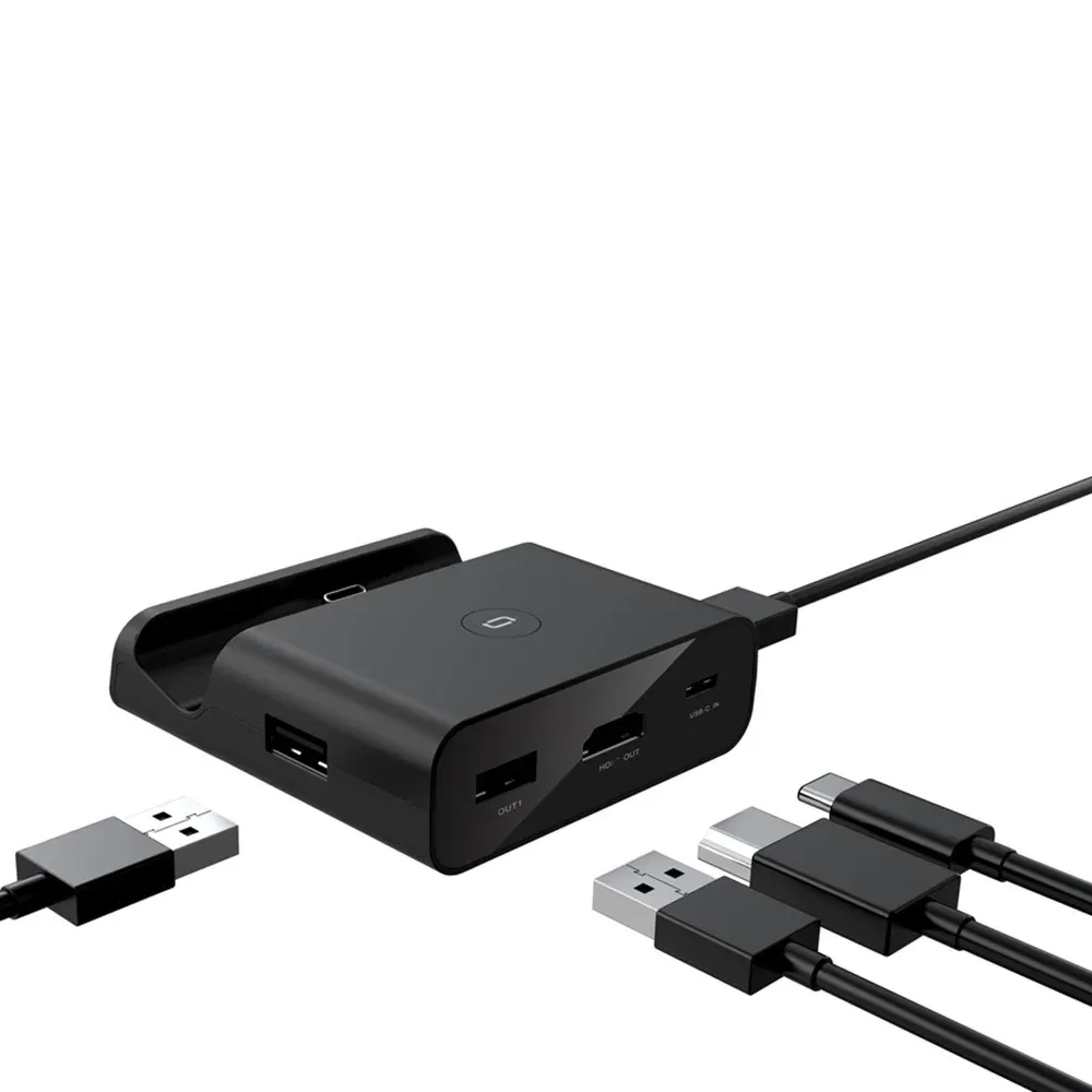 Standaards Draagbaar tv-dockingstation Oplaadstation Oplaadstation HDMI-compatibele TypeC-oplader voor Nintendo Switch