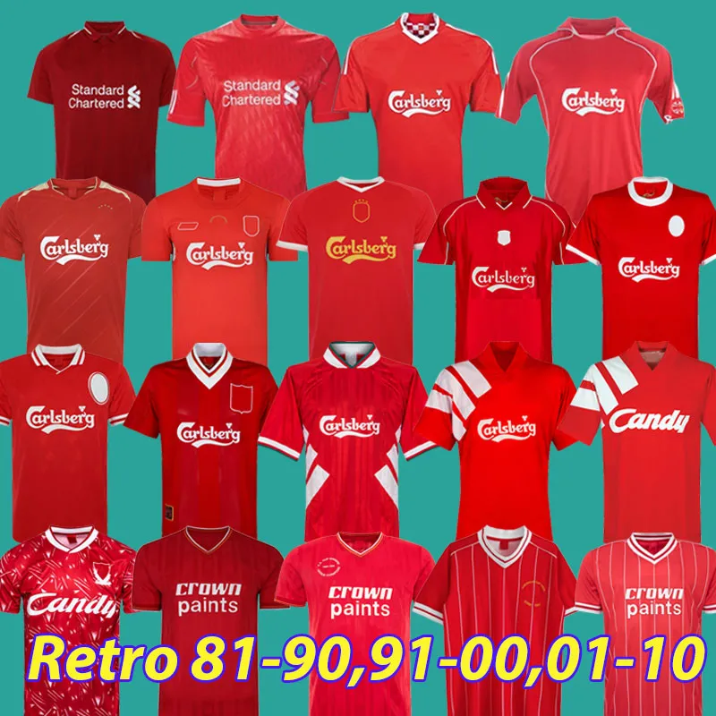 Todos Retro DALGLISH Gerrard 2005 Smicer Alonso Home Red Soccer Jerseys 92 93 96 97 98 99 10 FOWLER TORRES 82 84 85 86 87 Keane 89 02 04 06 08 SUAREZ Kuyt Keane Camisas de futebol