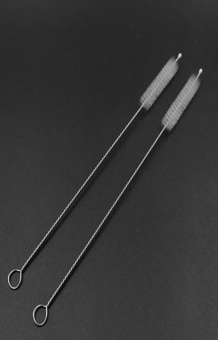 Limpiadores de tuberías de 17cm, 20cm, 24cm, 100X, limpiadores de paja de nailon, cepillo de limpieza para tuberías de beber, limpiador de tuberías de acero inoxidable 8234011