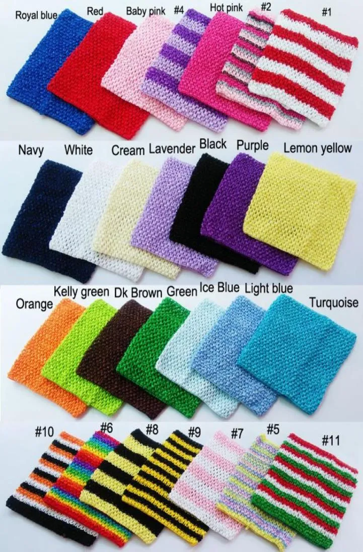 75x9inch Crochet Tutu Tube Tops Cute Color Baby Tube Top Chest Warp High Quality Crochet Tube Tops for Toddlers New Arrival CT0707581029