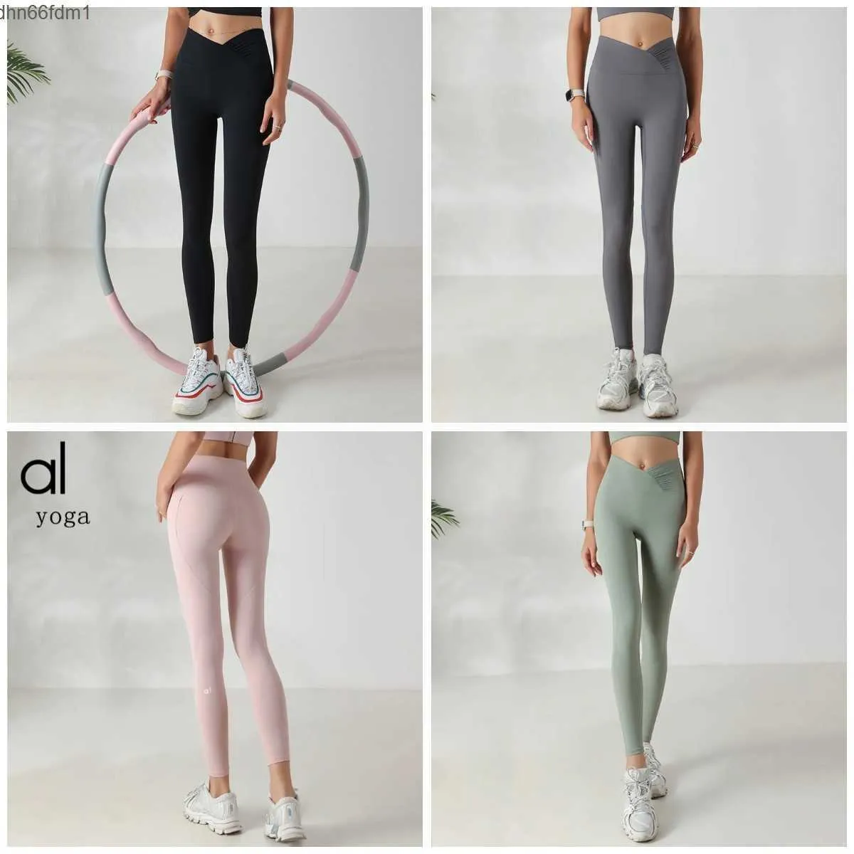 Womens Yoga Legging Wear Sports Ladys No Embarrassment Line Pants Hip Lift Tight High Waist Nude Fitness Exercise Gym M615