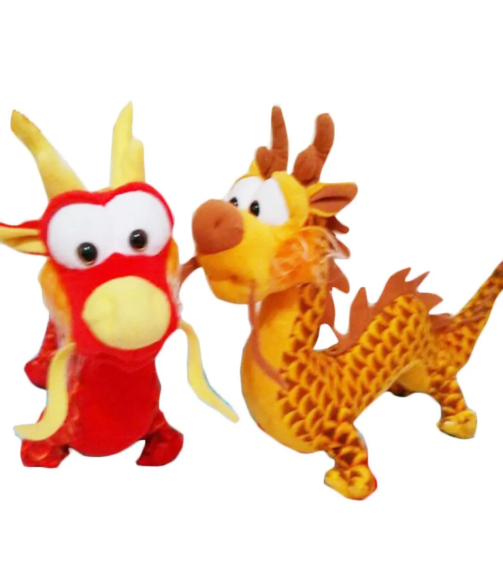 Simulering Dragon Plush Toys Dolls Cartoon Chinese Dragon Toy Stuffed Pillow Children039s Gifts Decoration 40CMX25CM DY504575964865