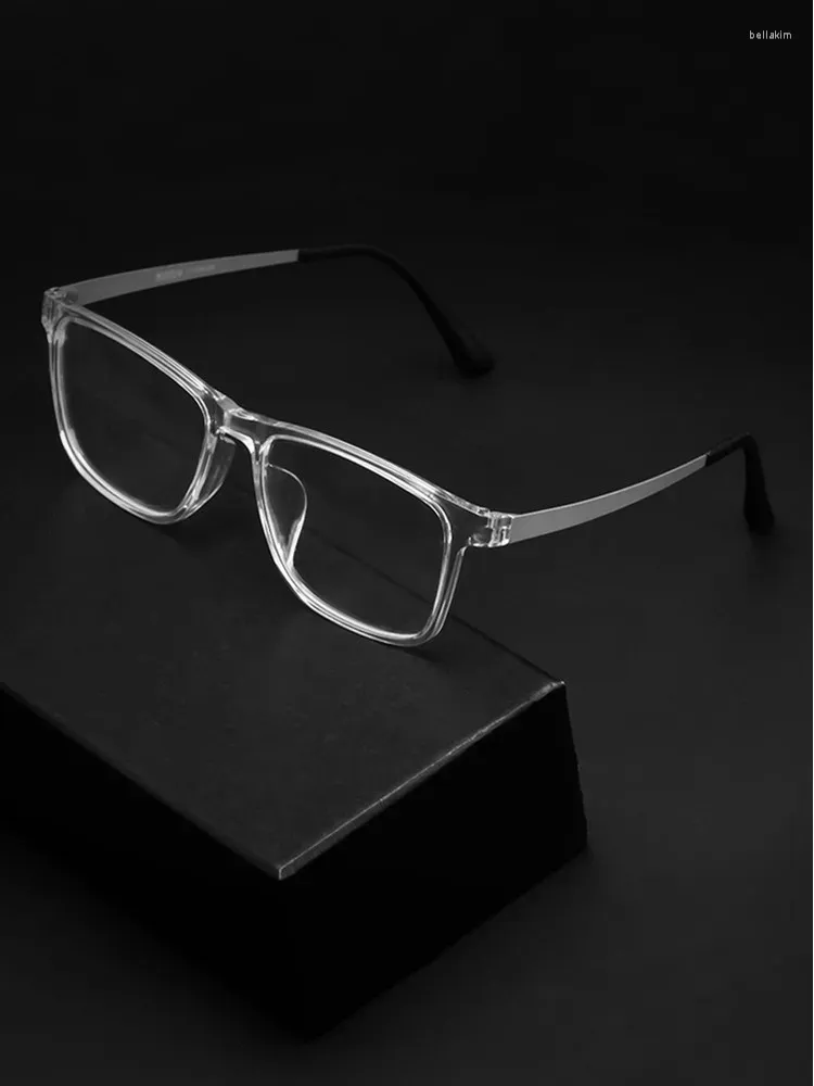 Solglasögonramar Dofta Ultra Light TR Titanium Eloy Optical Glasses Frame Men Square Recept Myopia glasögon för kvinnor 5682