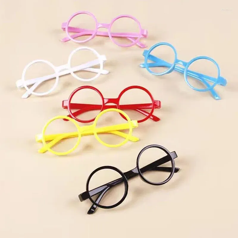 Lunettes de soleil Cadres Lunettes de mode pour enfants Hommes et femmes Cadre de décoration pour bébé Support mignon Princesse Wi