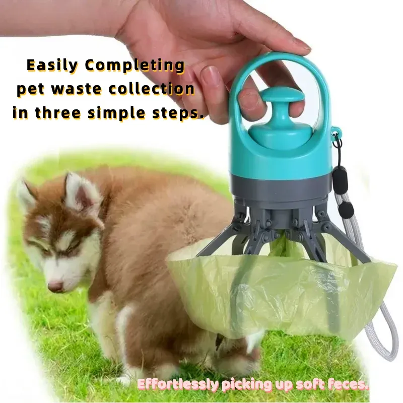 Torby Pies Picker Pet Pet Poop Scooper w sześciu pazurach projektowych Mascotas Acsorios para perros dla psA axcusoire Chien Hund Honden