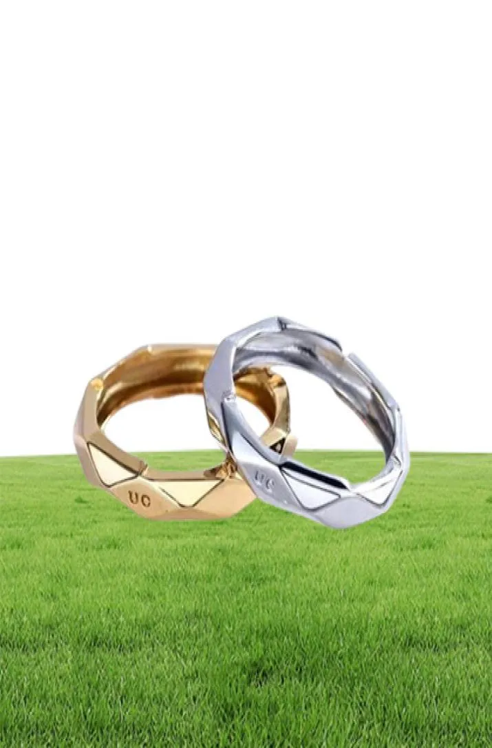 Mann Frau Ring Designer Ringe Marke Schmuck 2 Farbe Unisex Mode Ornamente7225975