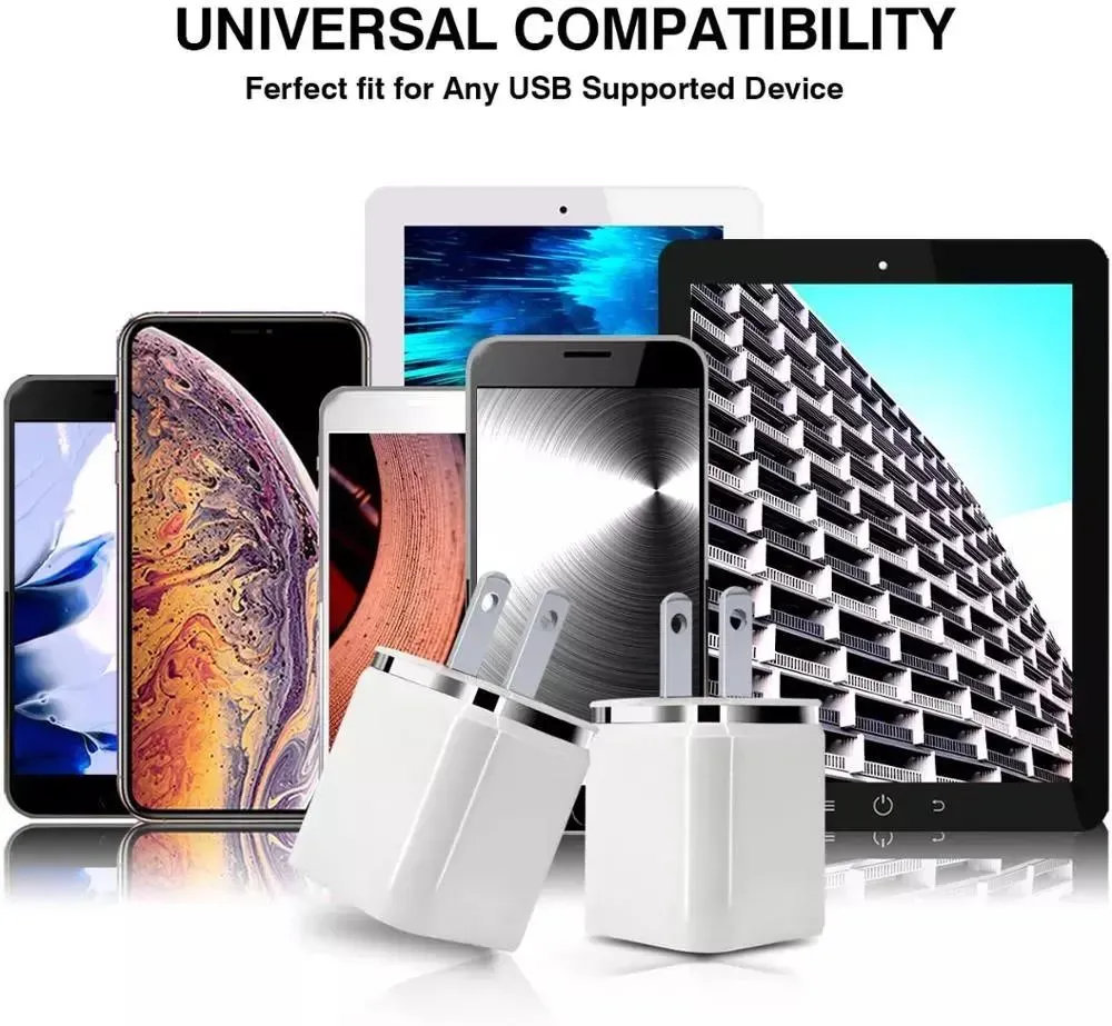 Mobile Phone Accessories two usb port Wall CUSB Plug CBlock for iPhone 11 Pro Max SE XR XS X