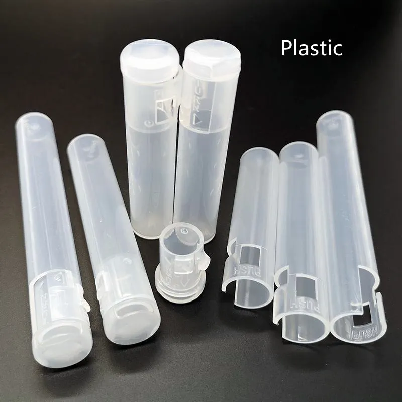 Aangepaste verpakking Kindveilige plastic buizen PVC-flessen Kindveilige pakketten Verschillende grootte Container Leeg aangepast etiket