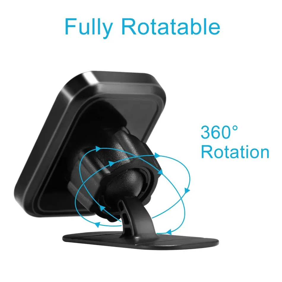Magnetic Car Holder for GPS Air Vent Dashboard Strong Magnetic Stand Phone 360 Rotated Car Mount for Universal Cellphones Auto Accessories in Flat Package