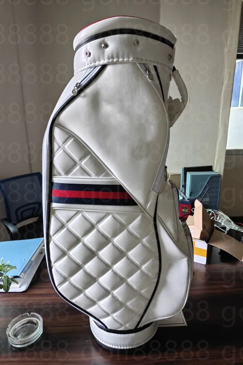 ゴルフバッグ白いカートバッグの防水、耐摩耗性、軽量
