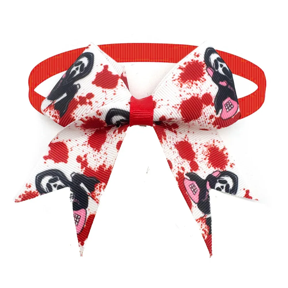 Halloween dog bows 2025