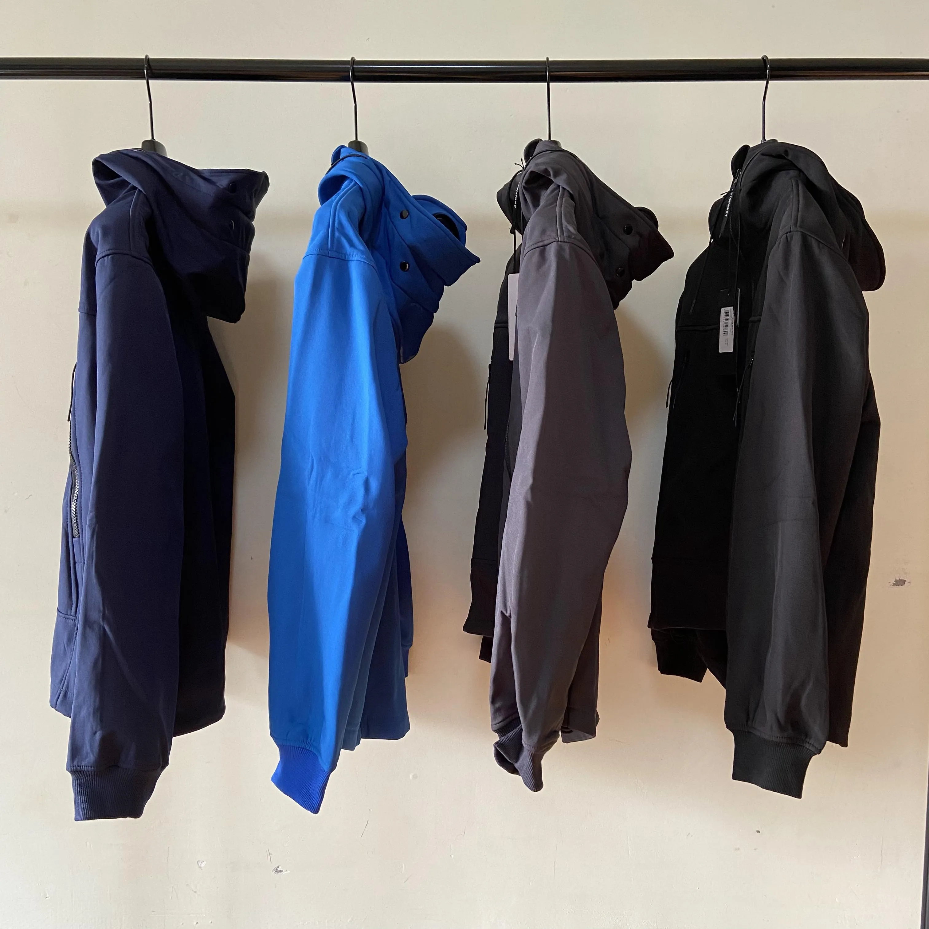 Cp Company Mens Spring/Autumn Hooded Jacket in Cotton with