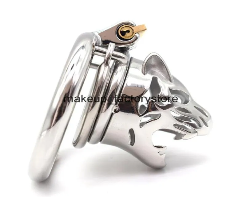 Massage 304 Stainless Steel Male Penis Cage For Men Penis Cock Ring Belt With Anti-off Ring Bondage Devices2039716