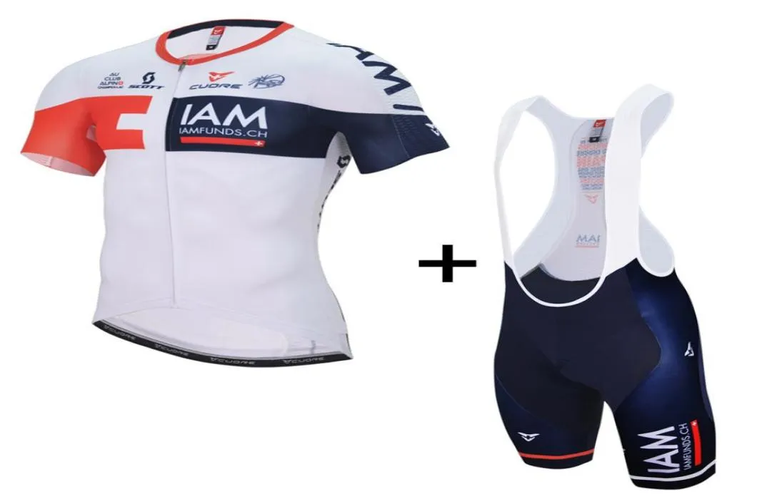 Heren IAM GOLD Team wielertrui 2022 Maillot ciclismo Racefiets Kleding Fiets Kleding D113509379