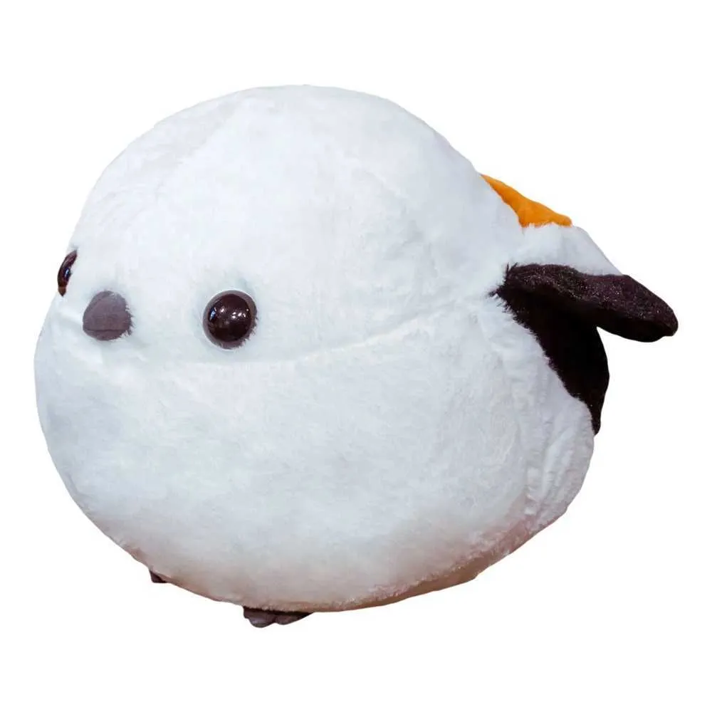 DHgate Stuffed Plush Animals 30 40cm Simulation Fat Round Sparrow Titmouse Plush Toys Stuffed Lifelike Animal Doll Soft Bird Pillow Cute Gift for Kids Girl Toys Gifts