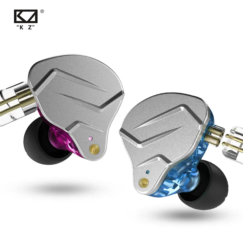 Słuchawki KZ ZSN Pro 1BA+1DD Technologia hybrydowa HiFi Bass Earbud Metal In Ear Słuchawki