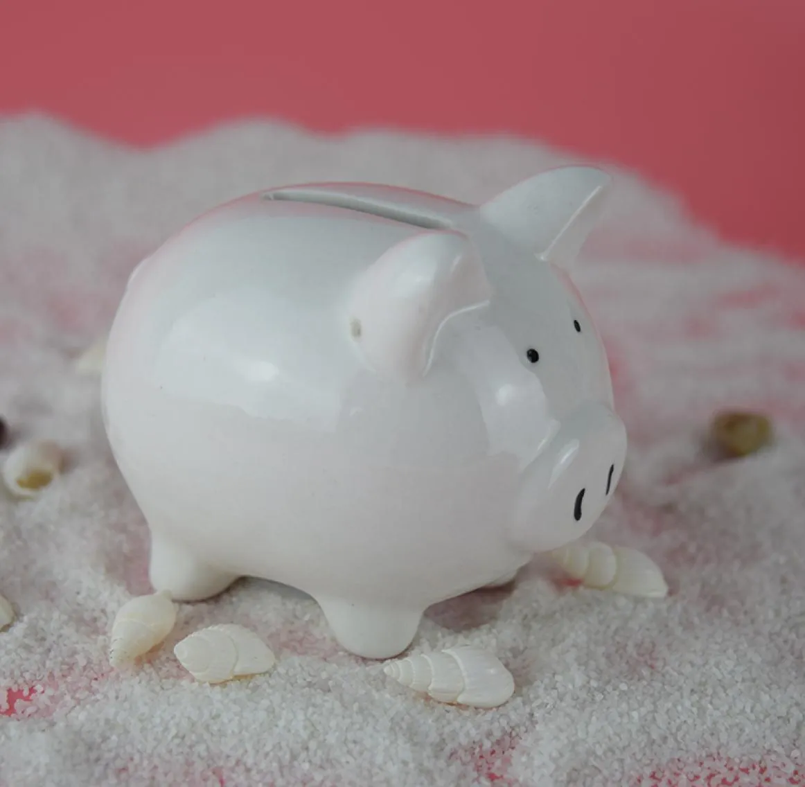 Feis 완전히 새로운 어린이 039s 좋아하는 사랑스러운 흰색 하이 Qulity Ceramic Piggy Coin Box 상자 선물 돼지 은행 MON8289399