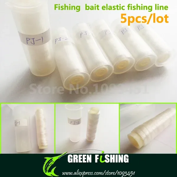 Lignes livraison gratuite 5pcs / lot PJ3 0,20 mm 200m Bait élastique ligne de pêche invisible