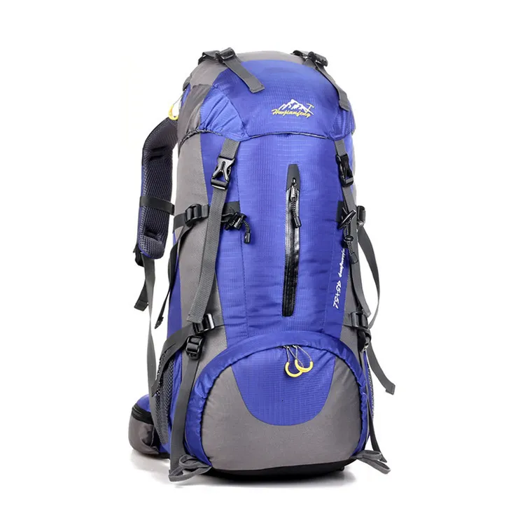 Mochila Lixada 50L Saco de Escalada À Prova D 'Água com Capa de Chuva Nylon Mochila Esporte Ao Ar Livre Mochila Camping Viagem Saco de Trekking Mochila 231128