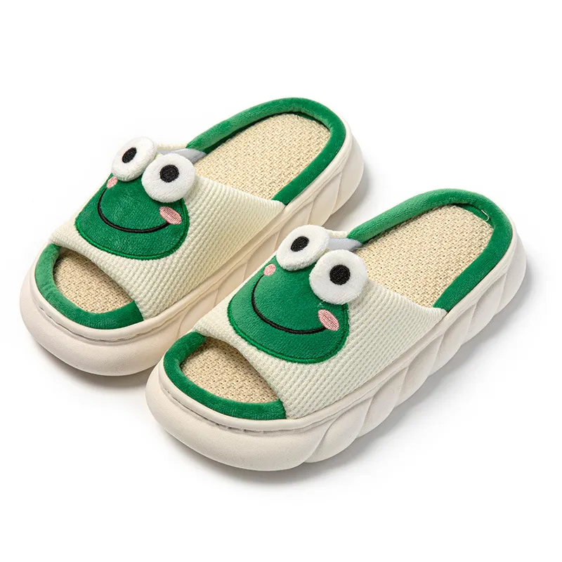 Comfort Canvas Slippers Breathable Woven Summer Flats for Men Women,  Pink, Blue, Green, EUR 36-45 Lightweight Indoor/Outdoor Slides