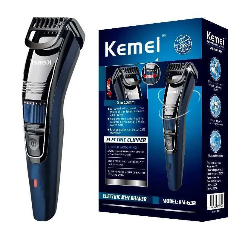 Kemei Rechargeable Beard Trimmer Kmart For Men Adjustable Beard