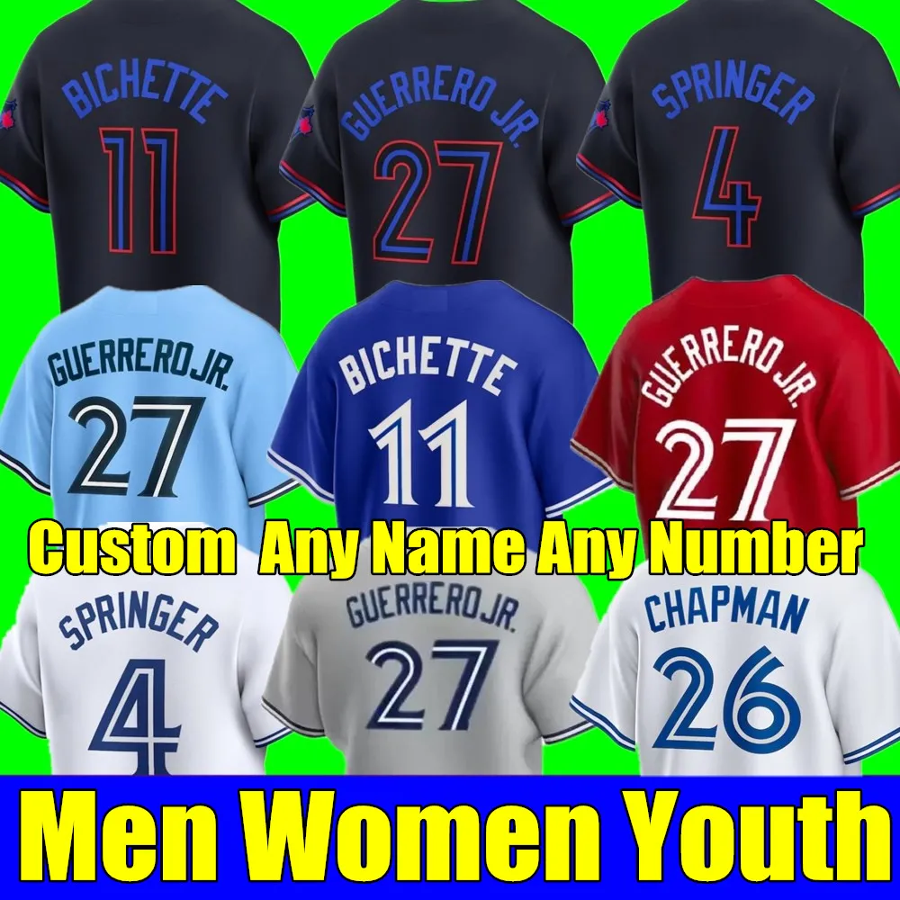Save Big on Bulk Mlb City Connect Jerseys 2024 City Connect Custom S 4XL  Vladimir Guerrero Jerseys Bo Bichette Alejandro Kirk Alek Manoah George 