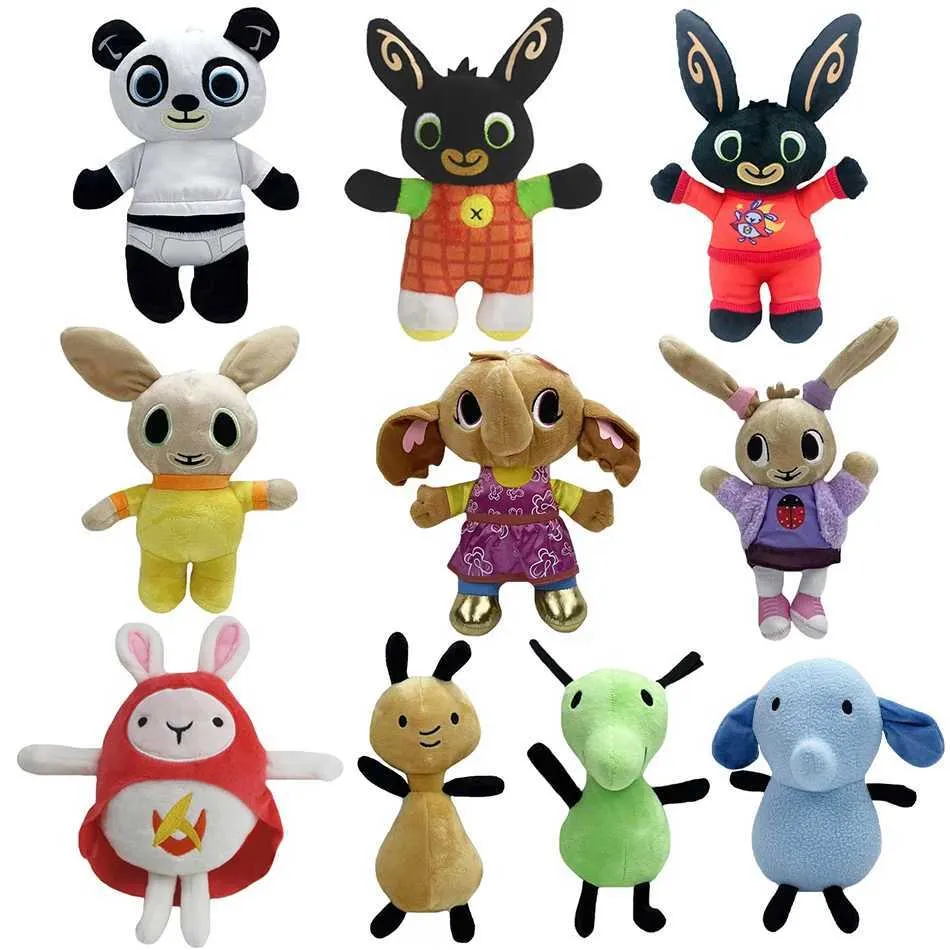 Cartoon Bing Rabbit Mini Plush Toys 18 28cm Sizes Flip Sula Elephant Panda Perfect Christmas Gift For Kids T240531 From Qiuti15 2.12 DHgate.Com