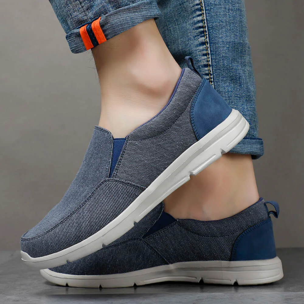 Nike Loafers Mens Navy Blue Slip On Sneakers KaLI_store Slip  display picture 3